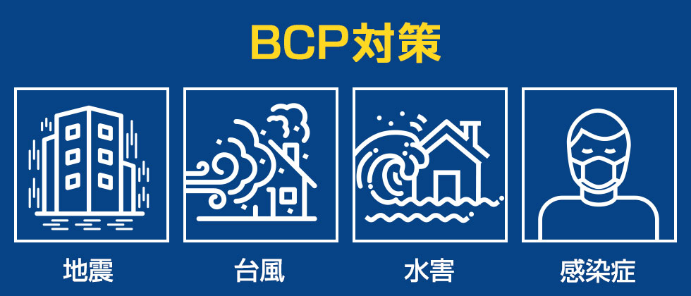 図：BCP/事業継続計画 危機管理支援トータルサービス