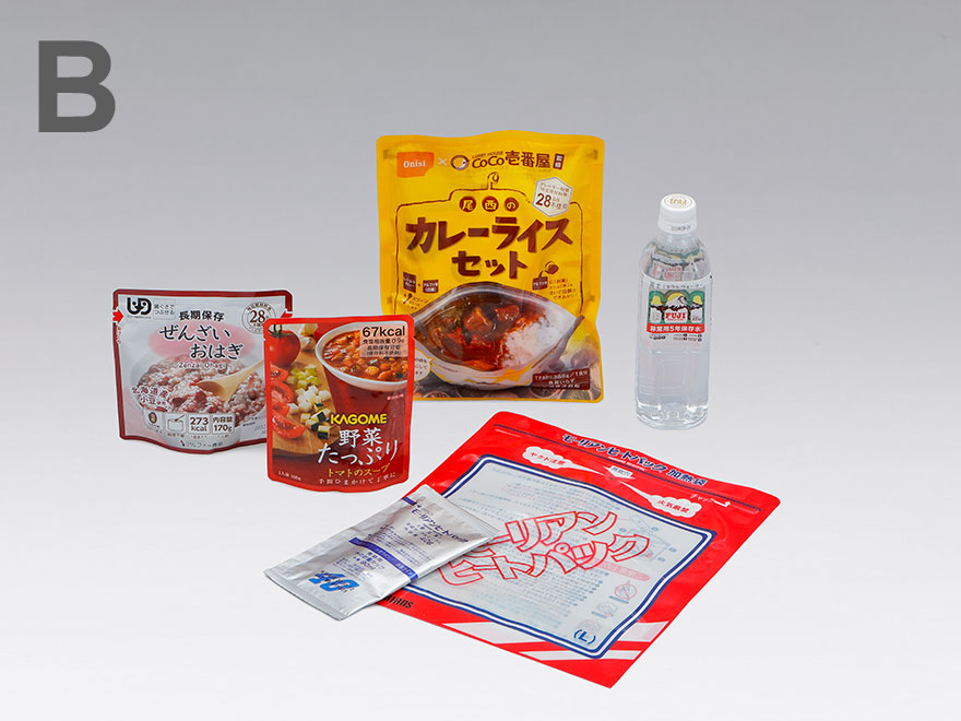 B. 非常食セット